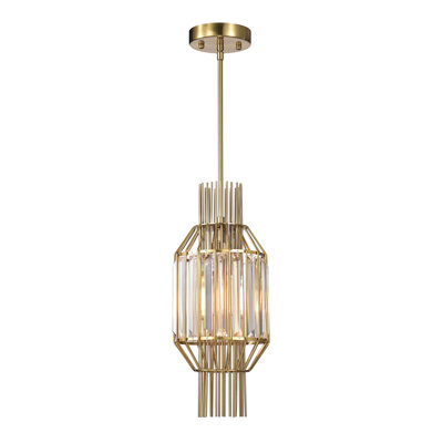 Luminaire suspendu géométrique 1 lumières simple Nadeau