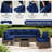 14 Pcs Outdoor Cushion Slipcovers All-Weather Patio Cushion Covers For Outdoor Furniture, Covers Only-1151527093