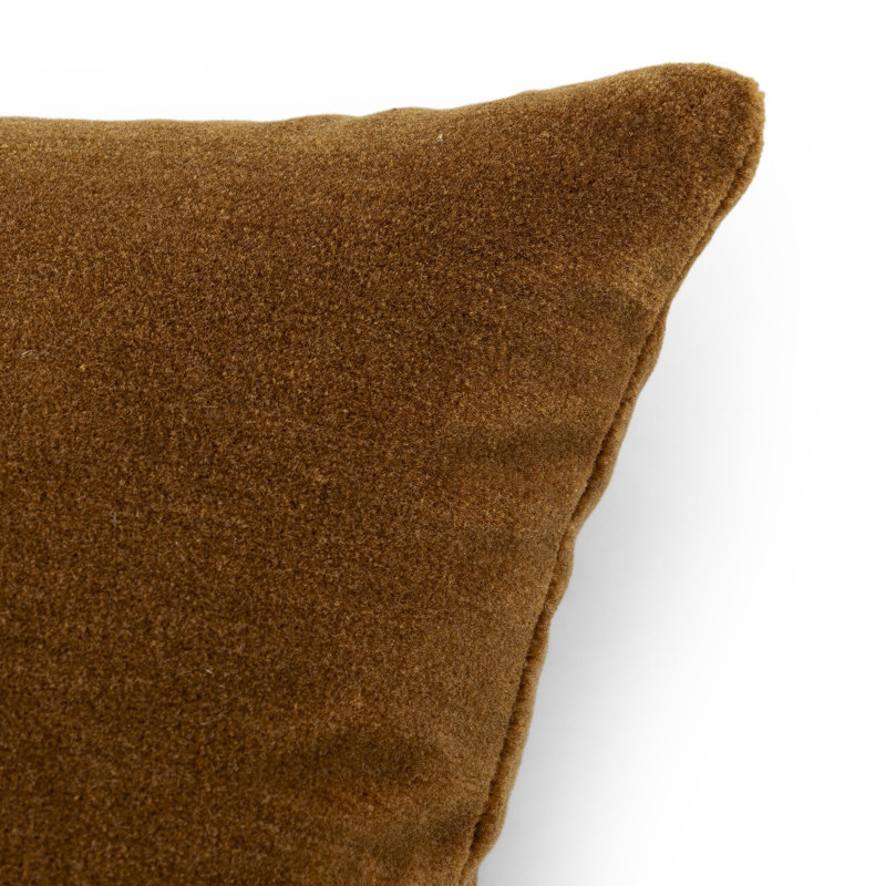 Bridger Wool Pillow Cover & Insert, Rectangular 16"H x 24"W, Monte Tobacco