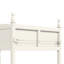 Lit simple avec rangement en bois aggloméré pour la maison d'enfant