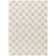 Molly Checkered Machine Woven Polypropylene Area Rug in Cream/Light Beige