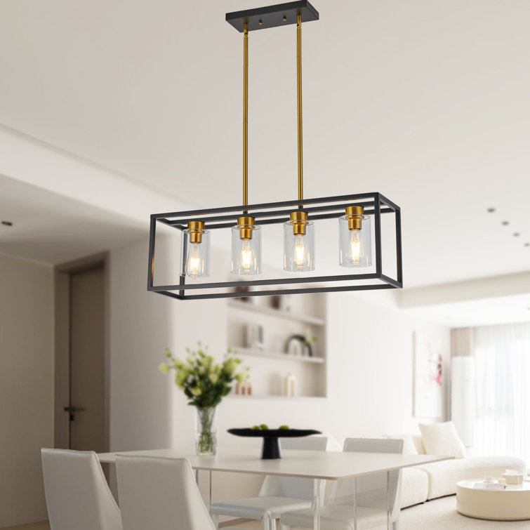 Dionna 4 - Light Dimmable Rectangle Chandelier