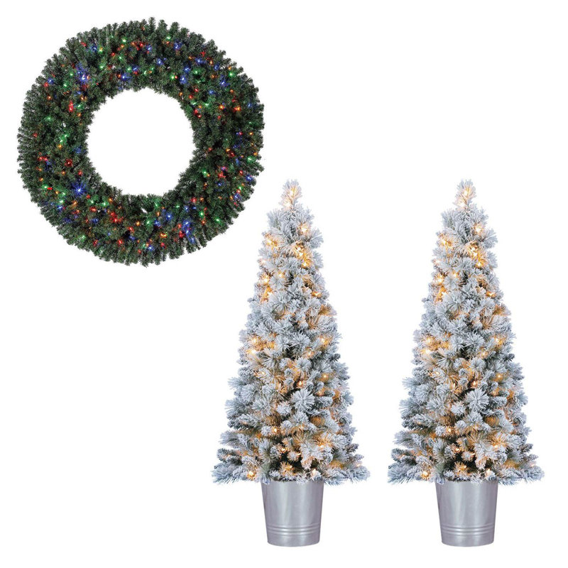 54' Lighted Christmas Tree