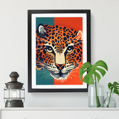 Leopard Ornament - Picture Frame Print