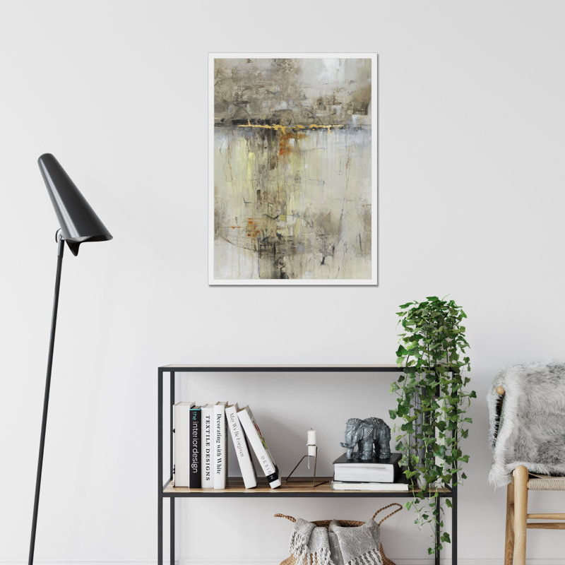 Cross Over II, 50cm H x 34cm W, White Framed Paper Print