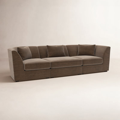 Krista 3-PC Curved Sofa