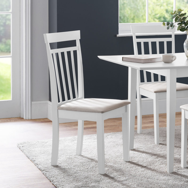 Exeter Solid Wood Dining Chairs, White