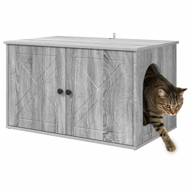 50.5cm H Cat Tree, Grey Sonoma