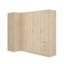 5 Door Manifactured Wood Wardrobe