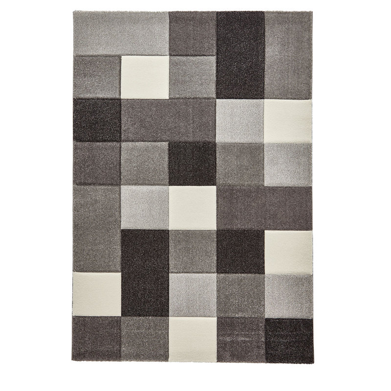 Langley area rug Machine Woven Rectangle Grey, Rectangle 160cm x 220cm