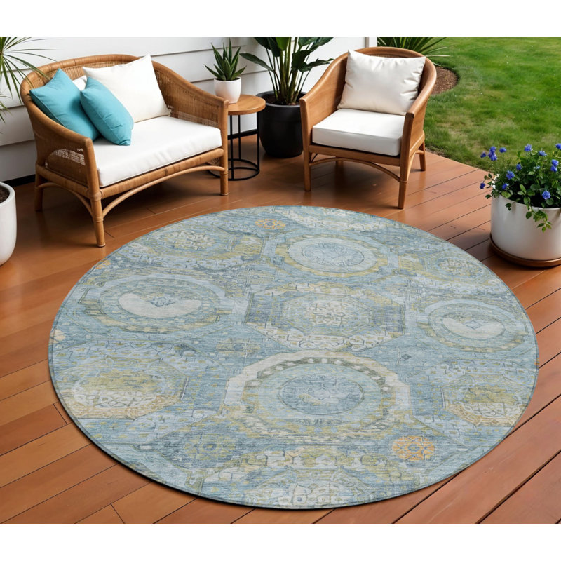 Tapis rond 8 po