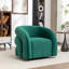 Fauteuil demi-tonneau rembourré et pivotant-1711897627
