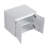 24 Inch Bathroom Wall Cabinet With Soft Close Doors, Float Mounting Design, And Glossy White Finish For Modern Bathrooms
