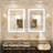 Lashaunte Rectangular LED Bathroom Vanity Mirror with 3 Color Adjustable Lighted and Memory Function-1557512317-1557512306