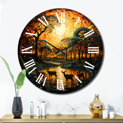 Horloge murale African Savannah Symphony VI