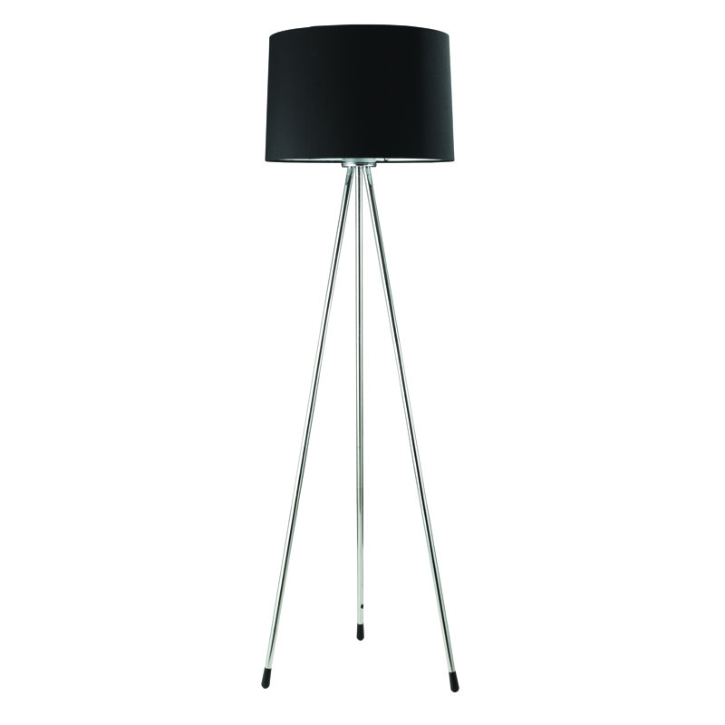 Lampe trépied 59" Lazar, Noir