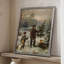 «Vintage Landscape CCLIV», reproduction encadrée - bois massif