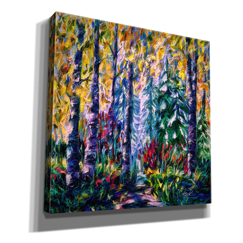«Deep In The Woods» par Lena Owens, H 12 po x l 12 po x P 0,75 po