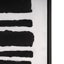 Rythmes monochromes, toile peinte à la main