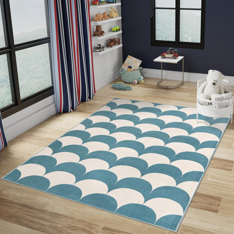 Unique Loom Arches Whimsy Kids Rug, Rectangle 4'1" x 6'1"