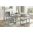 6-piece Dining Table Set With 4 Upholstered Chairs And Bench,dining table set,dining room set-277266658-277266668-277266659