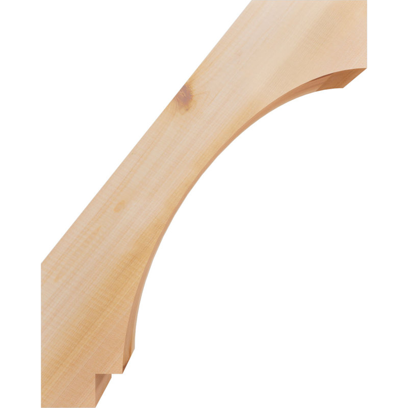 Imperial Knee Brace, Western Red Cedar, Smooth, 20" H x 3.5" W x 16" D