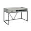 Preston - Bureau et chaise - Gris