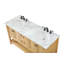Ensemble de meuble-lavabo double 60 po Narron-73360080