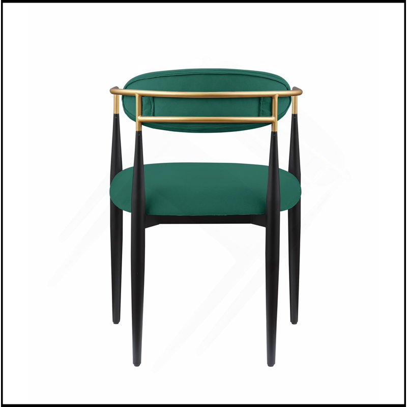 Ensemble de chaises rembourrées 2 pièces, Vert