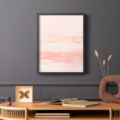 Rose Fade I Framed Print - Solid Wood