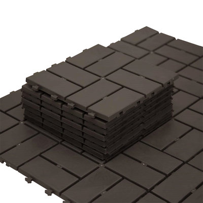 Outdoor Plastic Deck Tile
