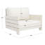 Chaise de patio en bois Maddison