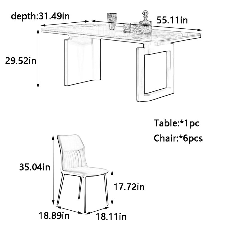 Halbert, 29.52"H x 55.11"L x 31.49"W