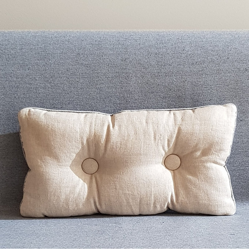 Sammy Rectangular Cushion, Silver