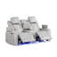 Ensemble d'inclinaison électrique 3 pièces Lita (gris)-631099235
