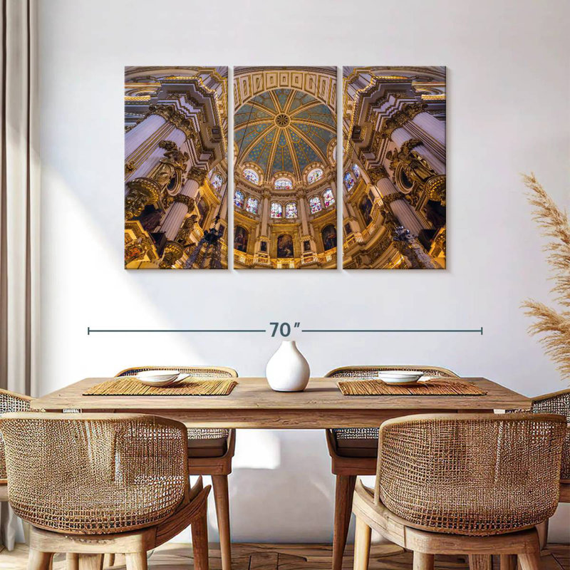 Rorry Granada Cathedral Interior, 36" H x 57" W