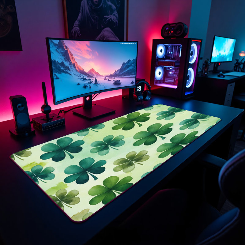 Polyester Desk Pad, 14.4x12.1