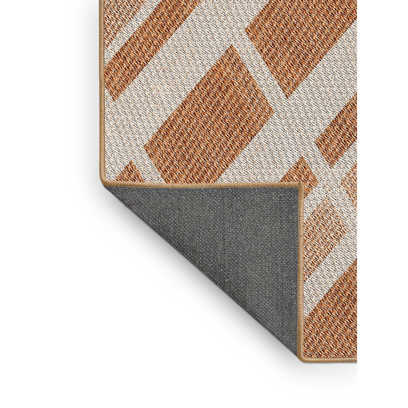 Tapis géométrique brun, Rectangle 8 pi x 12 pi