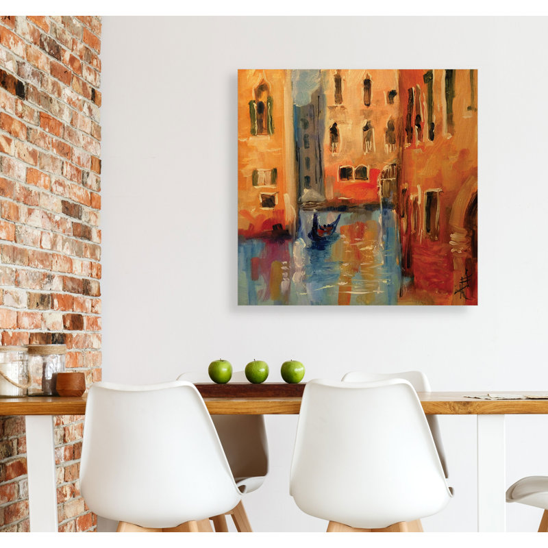 Toile tendue venice ii-gallery, H 40 po x l 40 po x P 1,5 po