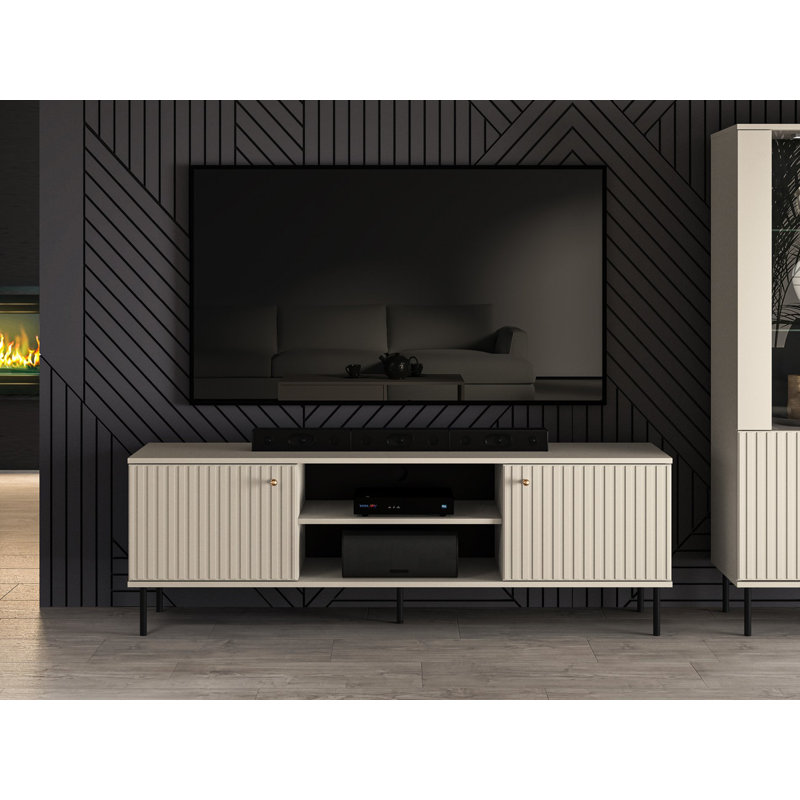 TV-LOWBOARD Beige 160 cm