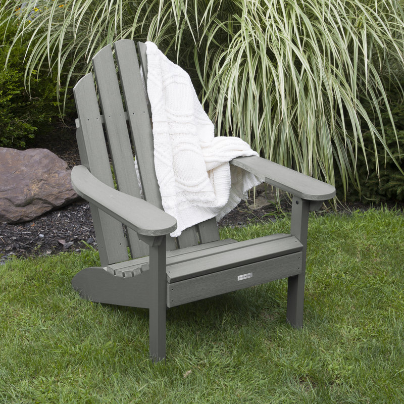Chaise Adirondack en plastique Leis, Teck côtier