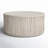 Sylvia Solid Wood Drum Coffee Table with Storage