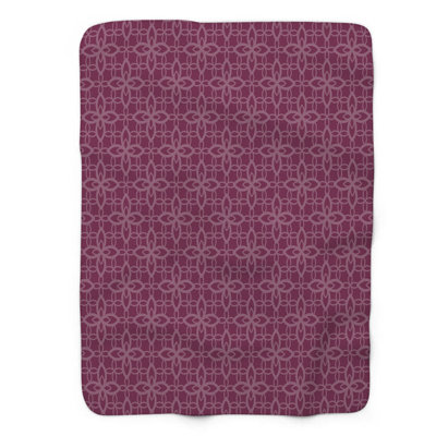 Couverture sherpa rose 1 pièce