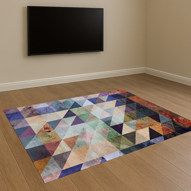 Abstract Area Rug, Rectangle 140 x 200 cm