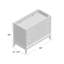 Base de meuble-lavabo simple 42 po Emma-817262853