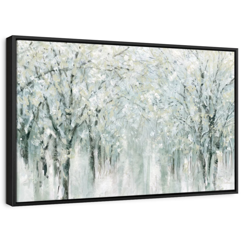 Cold Winter Mist Canvas Print, 17" H x 25" W
