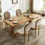 De 2 chaises de salle à manger en velours beige, avec 2 chaises à hauteur de pied réglable, fonctionnalité supérieure facile d'entretien-136864294