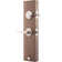 Handleset with Single Cylinder Deadbolt and Door Lever and Rosette