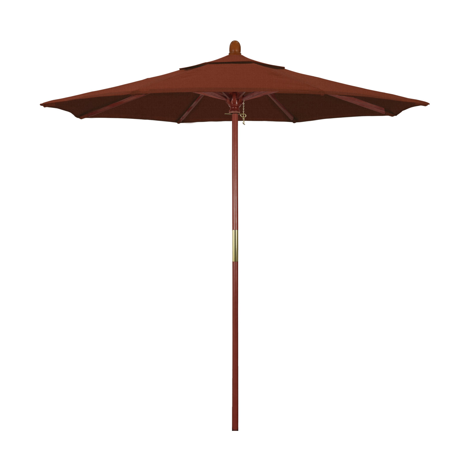 Manford 90'' Outdoor Umbrella, Terracotta- Olefin