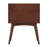 Pasadena Mid Century Modern Solid Wood 2 Drawer Nightstand-793285377